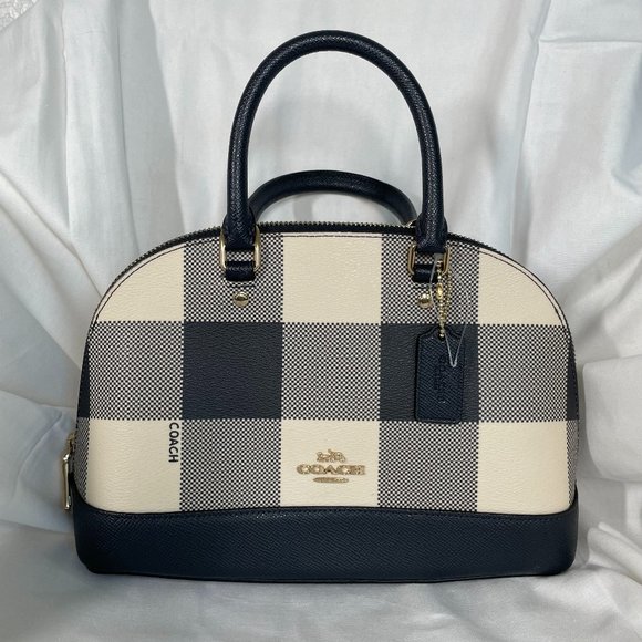 Coach Handbags - Coach Mini Sierra Buffalo Plaid Handbag